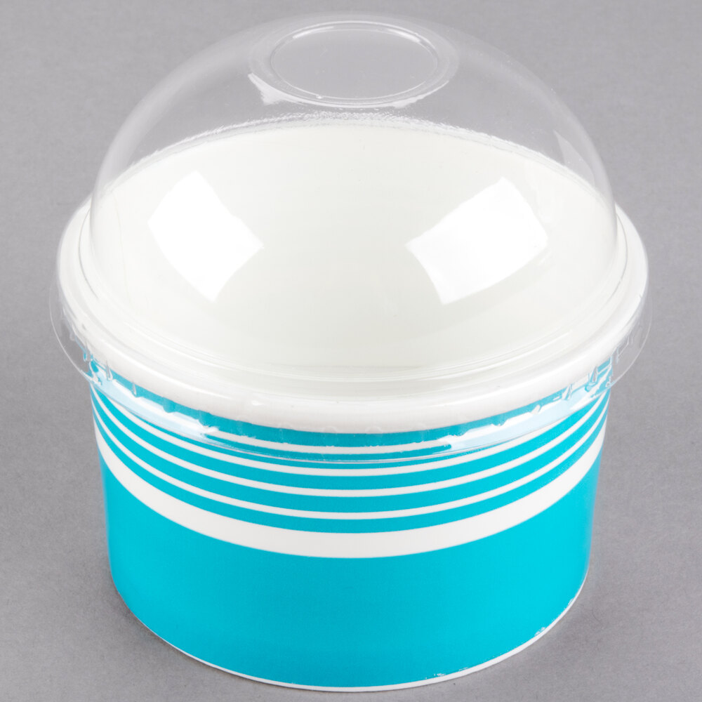 Choice 6 oz. Blue Paper Frozen Yogurt Cup 1000/Case