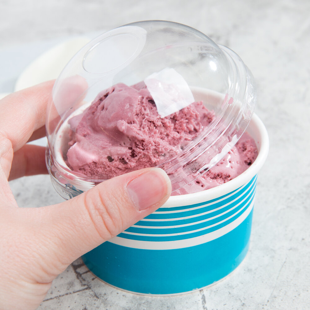 Choice 6 oz. Blue Paper Frozen Yogurt Cup 1000/Case