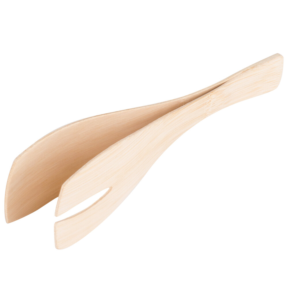 Disposable bamboo tongs