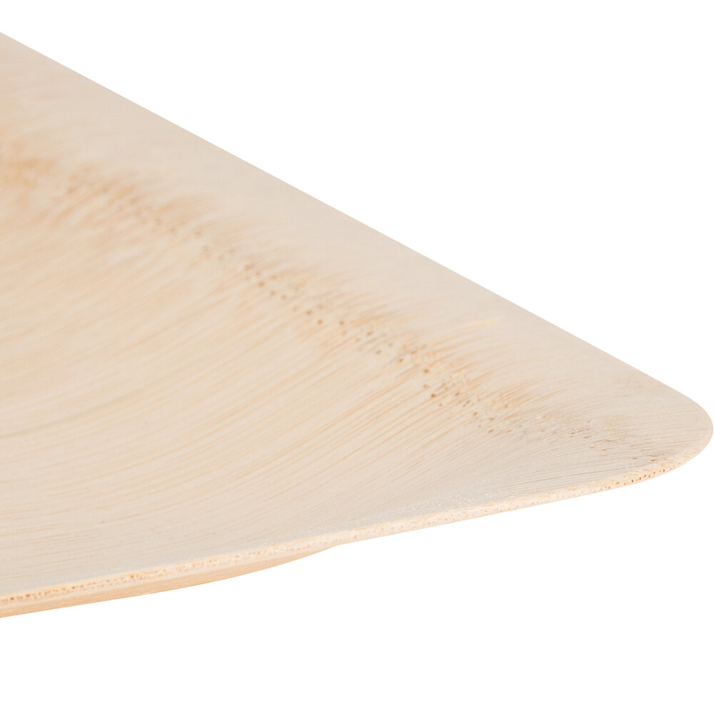 Bambu 064400 11" Disposable Square Bamboo Tray 100/Case