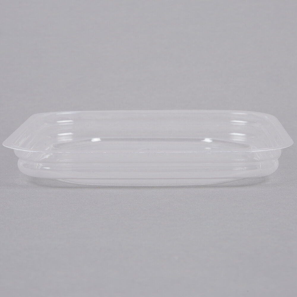 D&W Fine Pack SDIFPLAC1 FreshServe Square PLA Biodegradable