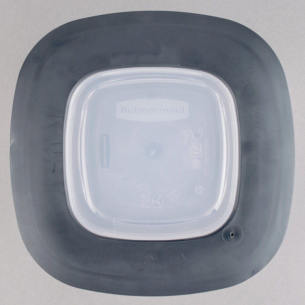 rubbermaid 1937691 5 cup clear square premier storage