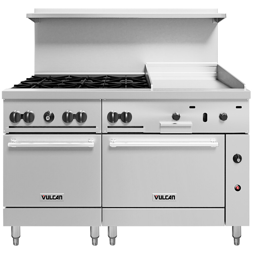 Vulcan 60SS6B24GN Endurance Series Natural Gas 60" Range with 6