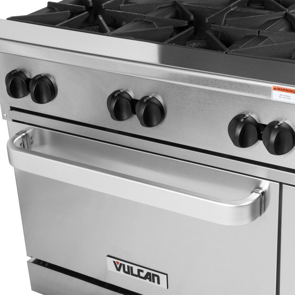 Vulcan 36S6BP Endurance 6 Burner 36" Liquid Propane Range with