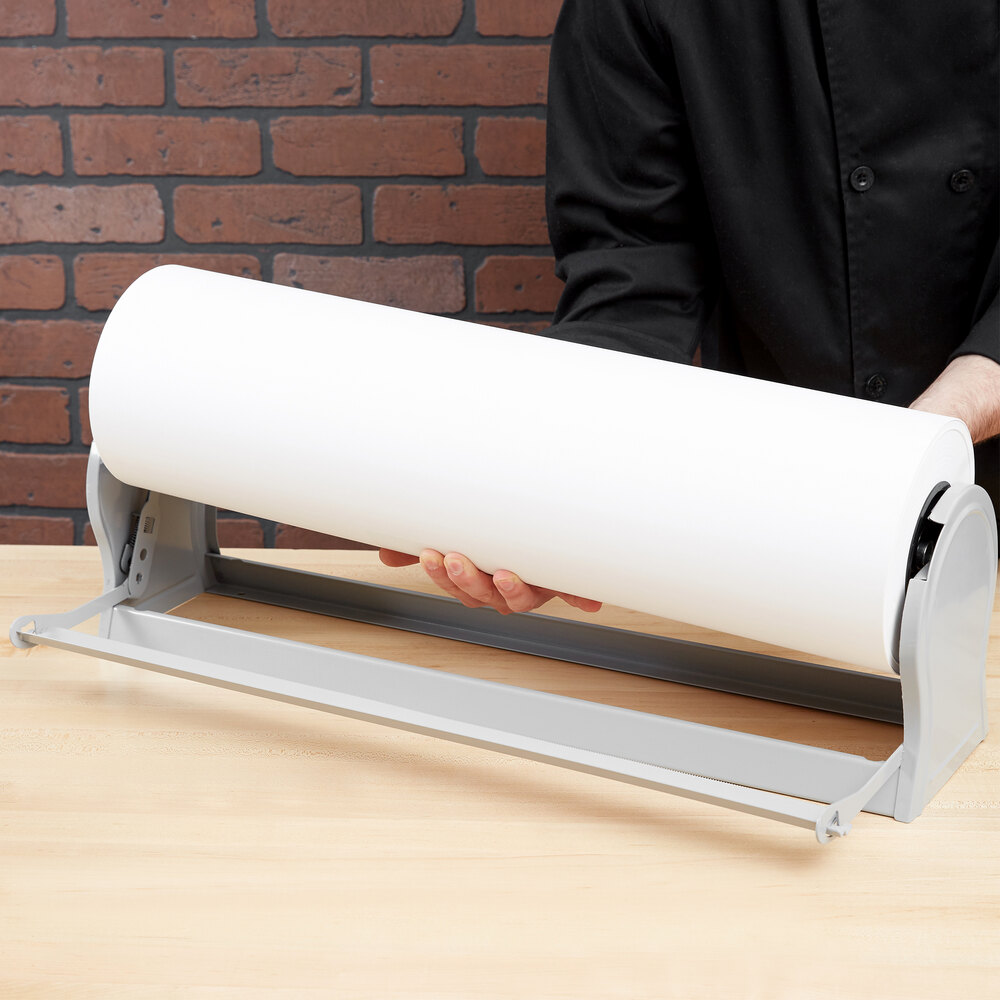 Bulman A52724 Deluxe 24" Gray Steel AllInOne Counter Mount / Freestanding Paper Dispenser