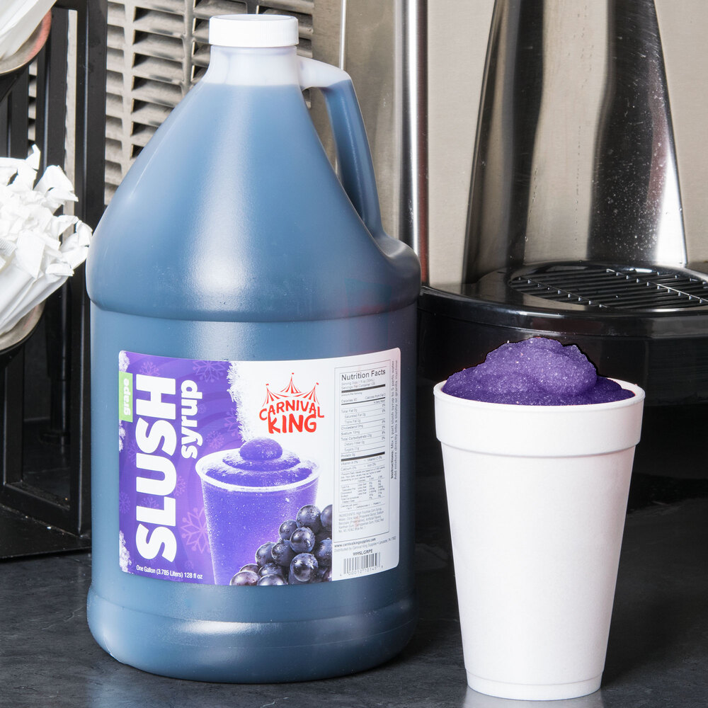 Carnival King 1 Gallon Grape Slushy Syrup