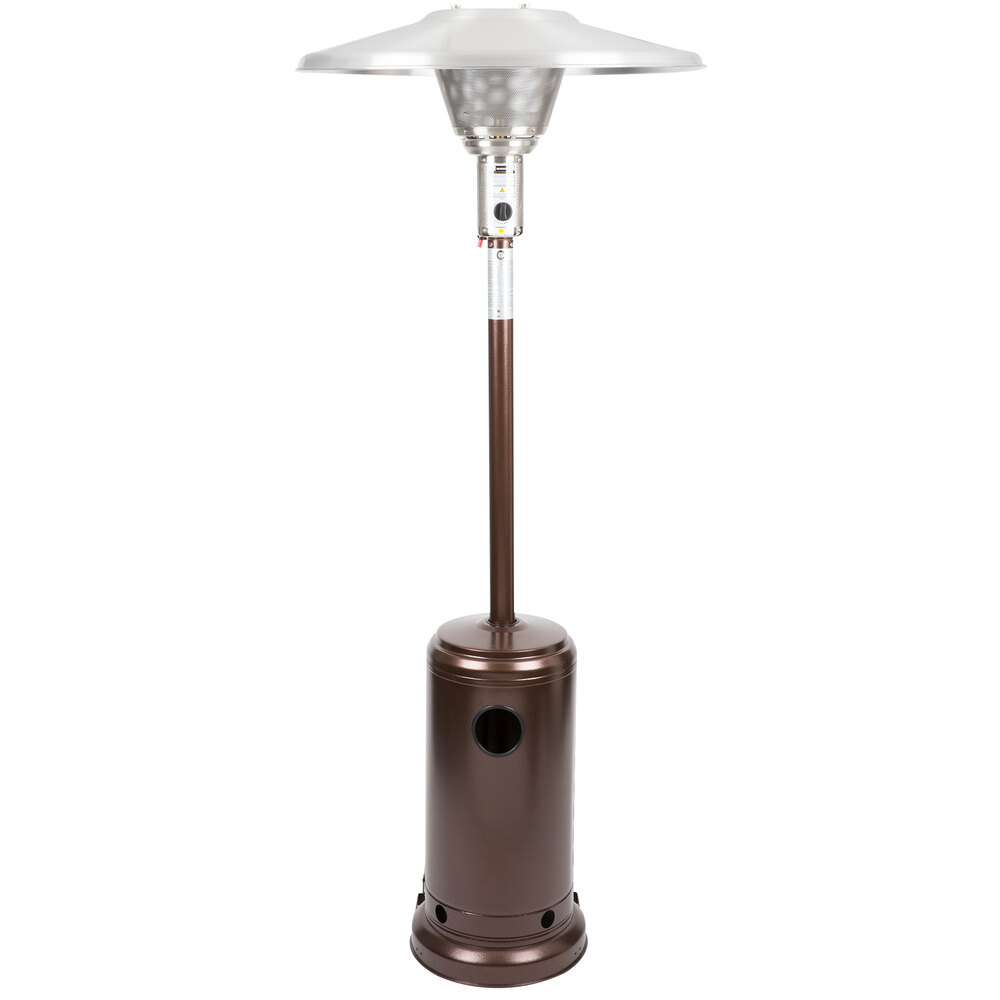 Commercial Patio Heaters Outdoor Crown Verity Cv2650 Ab Bronze Portable Propane Outdoor Patio Heater 45 000 Btu