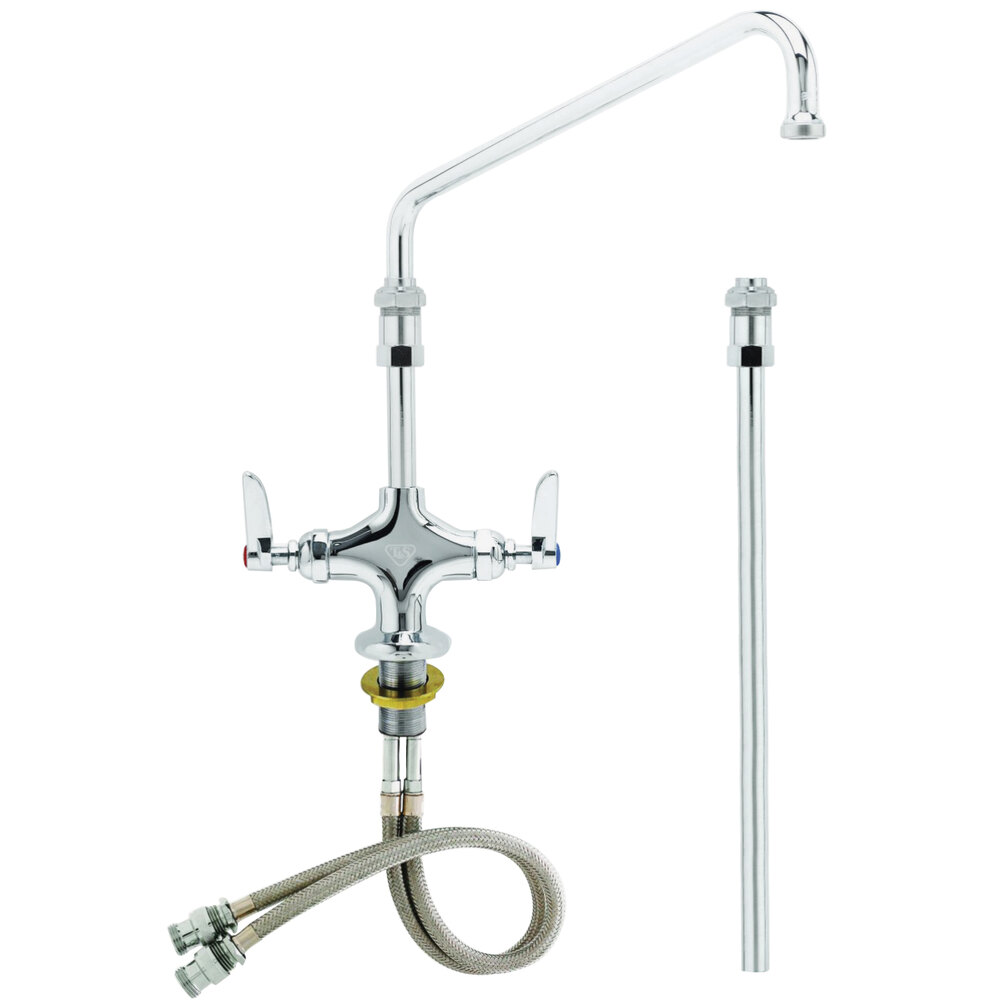 Vulcan DBLTS 12NZL Deck Mounted Single Hole Pantry Faucet with Flex