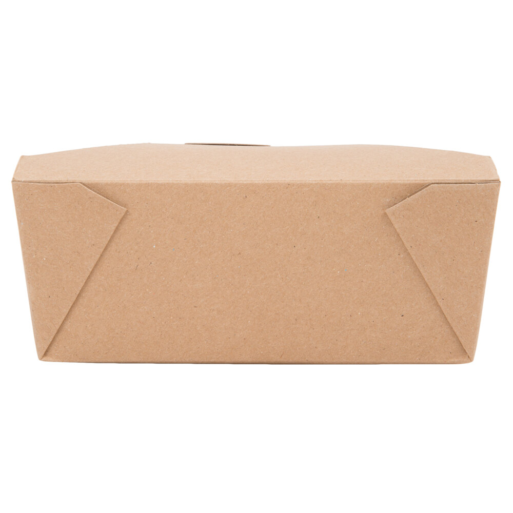 FoldPak 08BPEARTHM BioPlus Earth 6 1/2" x 5 3/4" x 2 1/2" Kraft