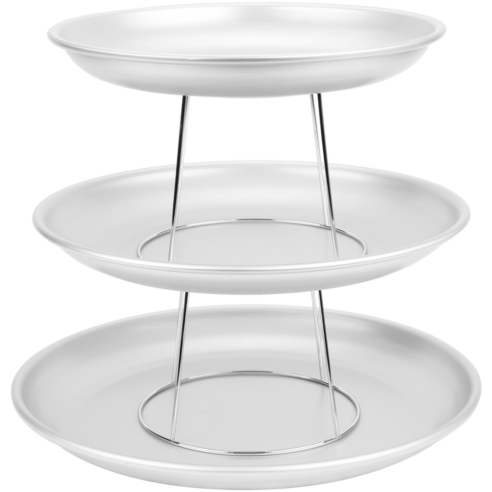 American Metalcraft 3 Tier Seafood Tower Set With Large Aluminum Trays american-metalcraft-3-tier-seafood-tower-set-with-large-aluminum-trays