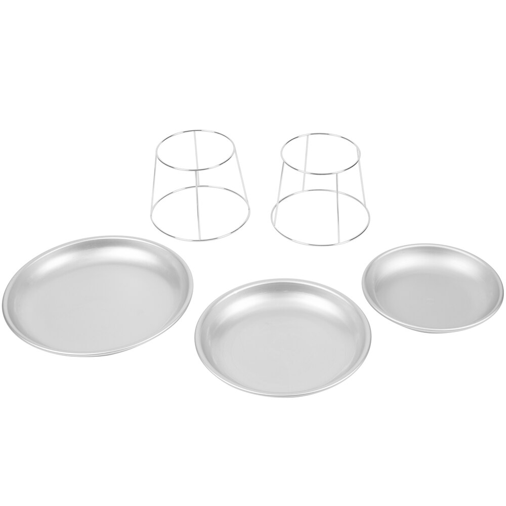 American Metalcraft 3 Tier Seafood Tower Set With Large Aluminum Trays american-metalcraft-3-tier-seafood-tower-set-with-large-aluminum-trays