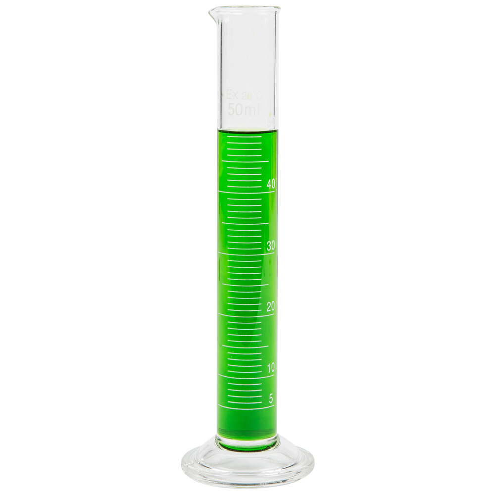 Libbey 56814 Chemistry Bar 1.63 oz. (50 mL) Graduated Cylinder Shot ...