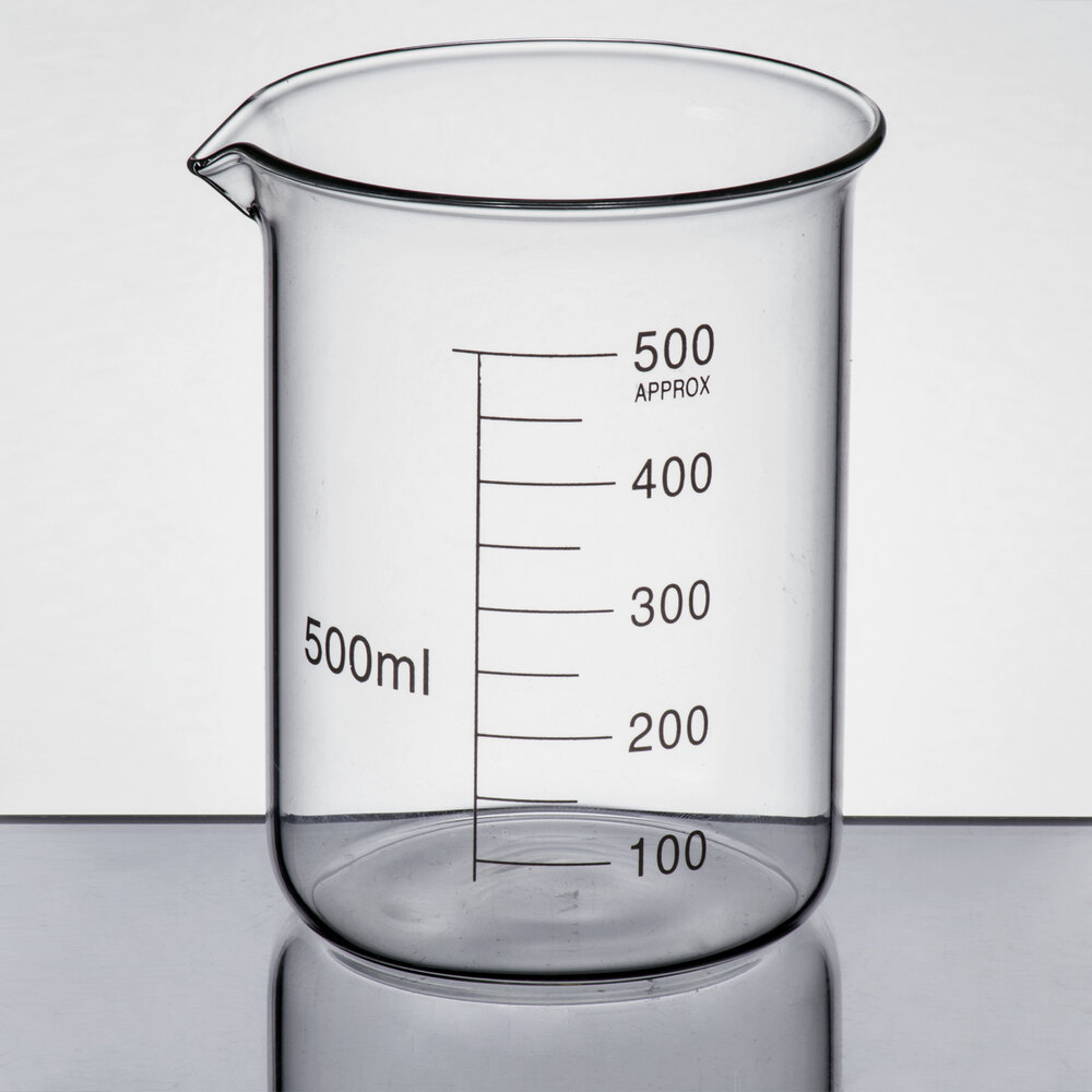 Libbey 56806 Chemistry Bar 17 oz. (500 mL) Beaker Glass - 6/Case