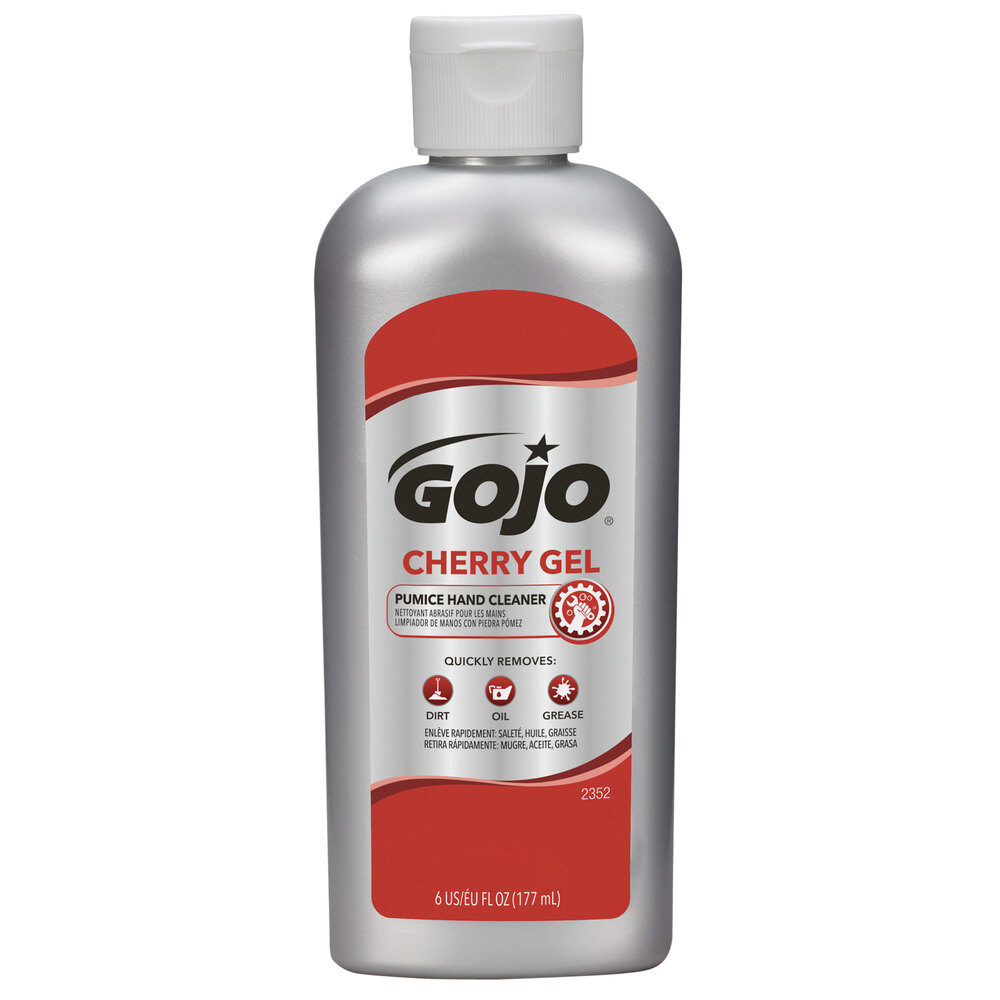 GOJO® 235215 6 oz. Cherry Gel Pumice Hand Cleaner