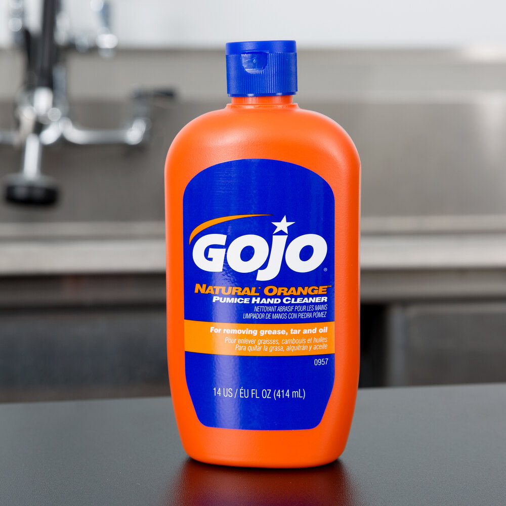 GOJO® 095712 14 oz. Natural Orange Pumice Hand Cleaner