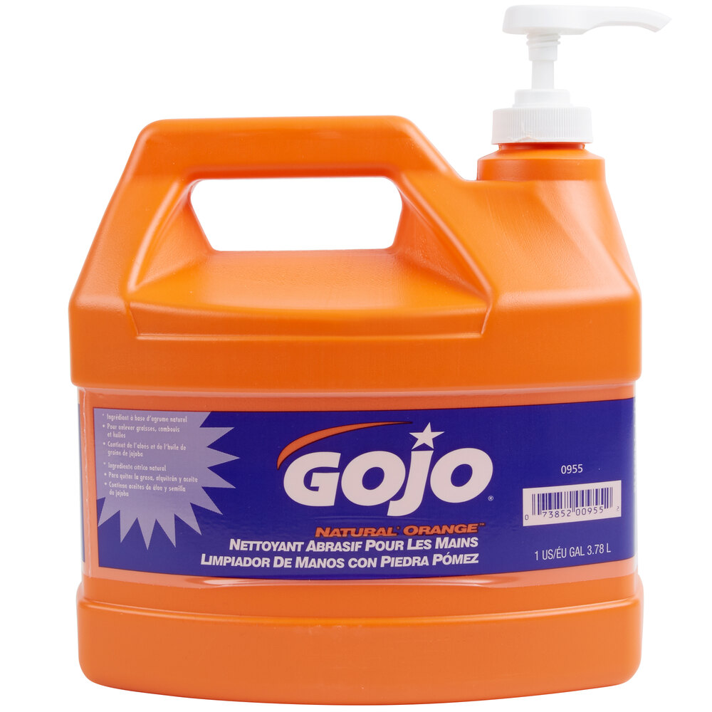 GOJO® 095502 1 Gallon Natural Orange Pumice Hand Cleaner