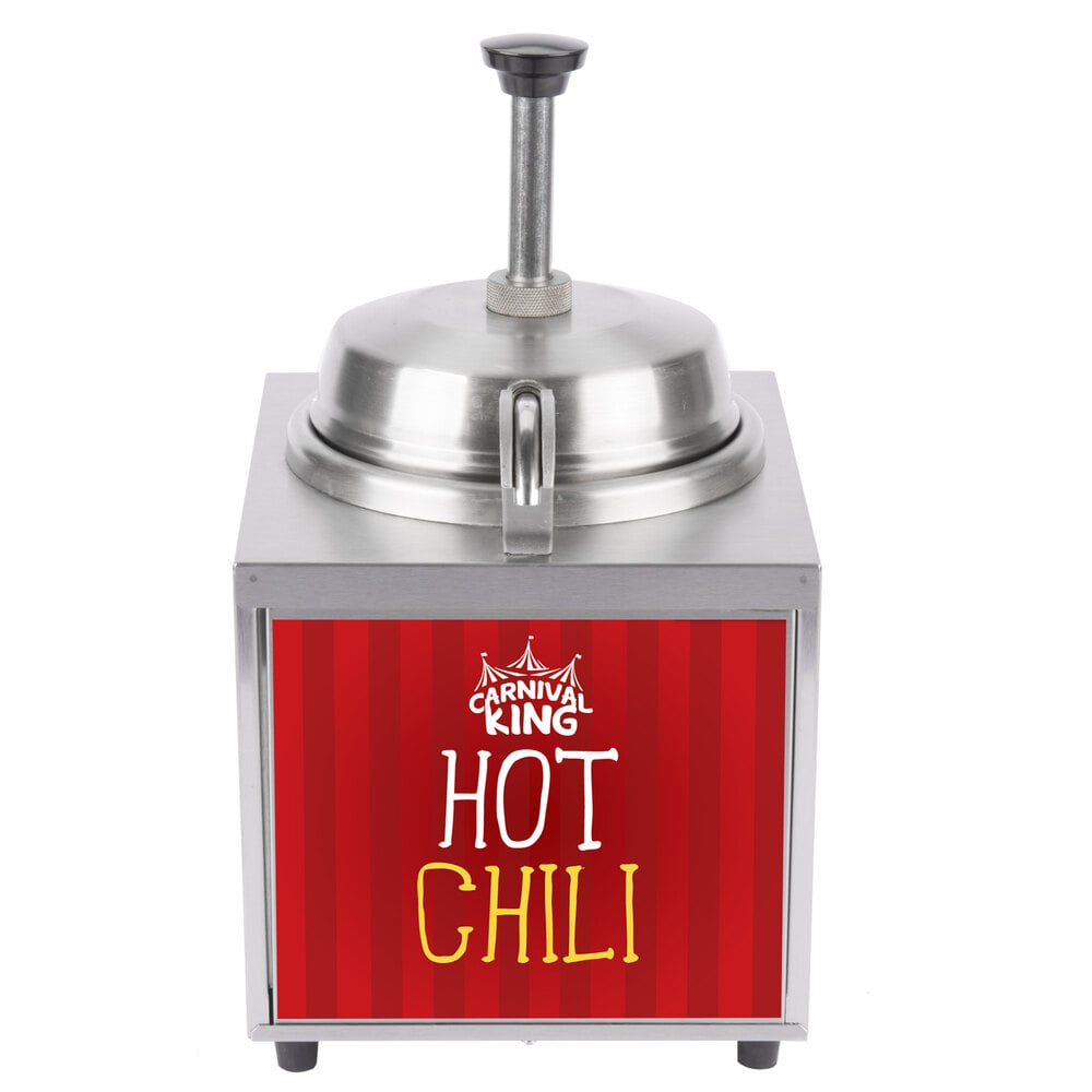 Carnival King HSPW35 3.5 Qt. Warmer with Heated Spout and Pump
