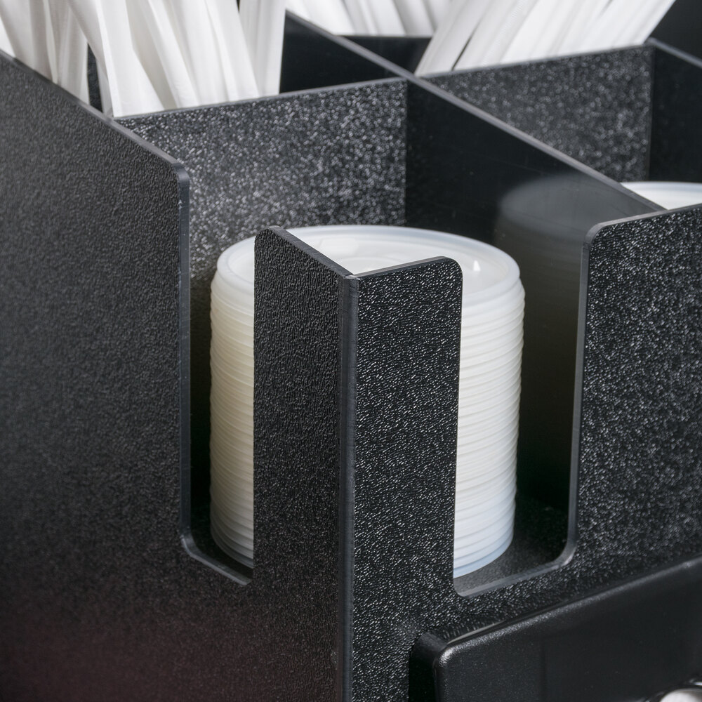 Vollrath CTNCLS06 Countertop Napkin, Cup, Lid, and Wrapped Straw