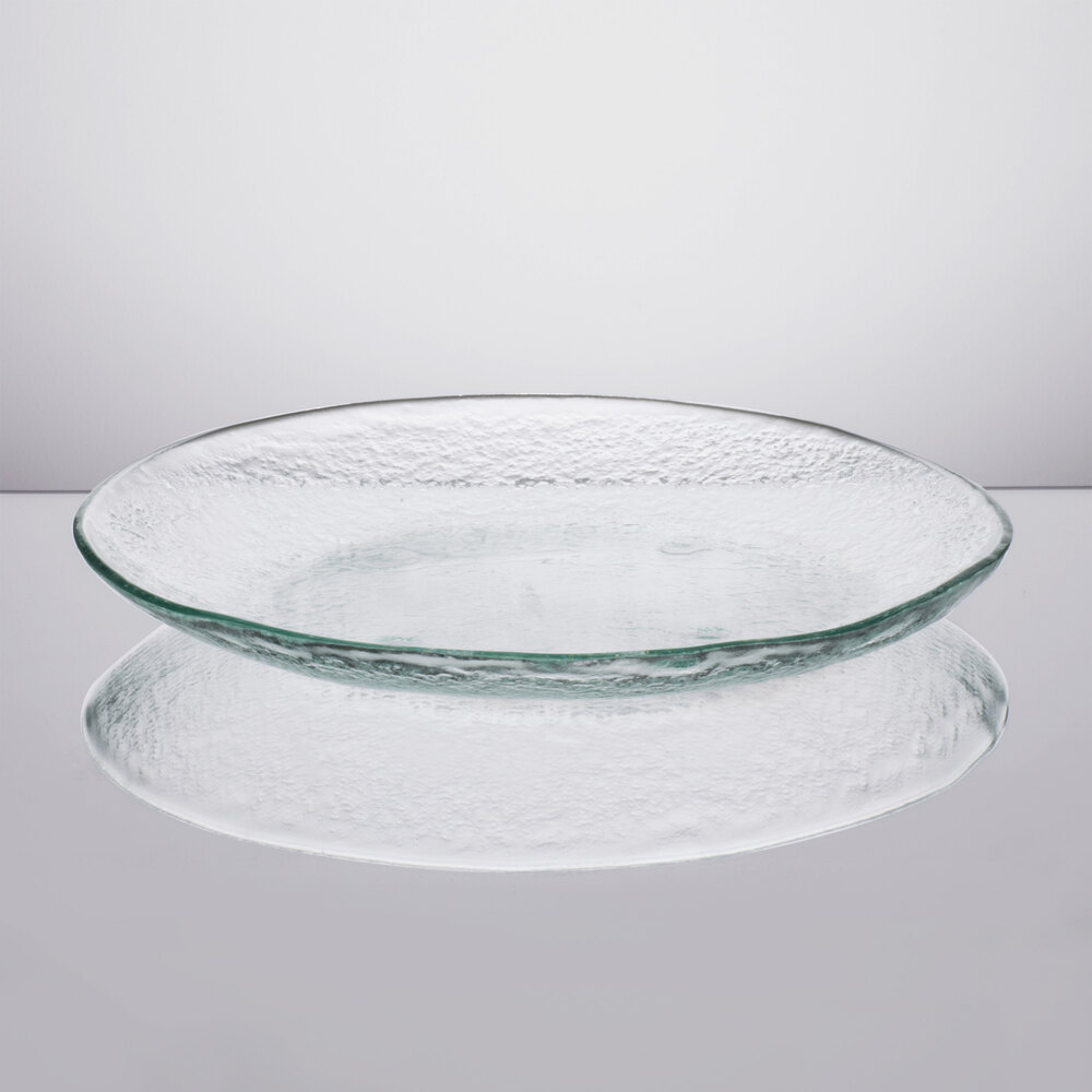 Arcoroc FG940 Tiger 10 5/8" Clear Glass Deep Coupe Plate by Arc