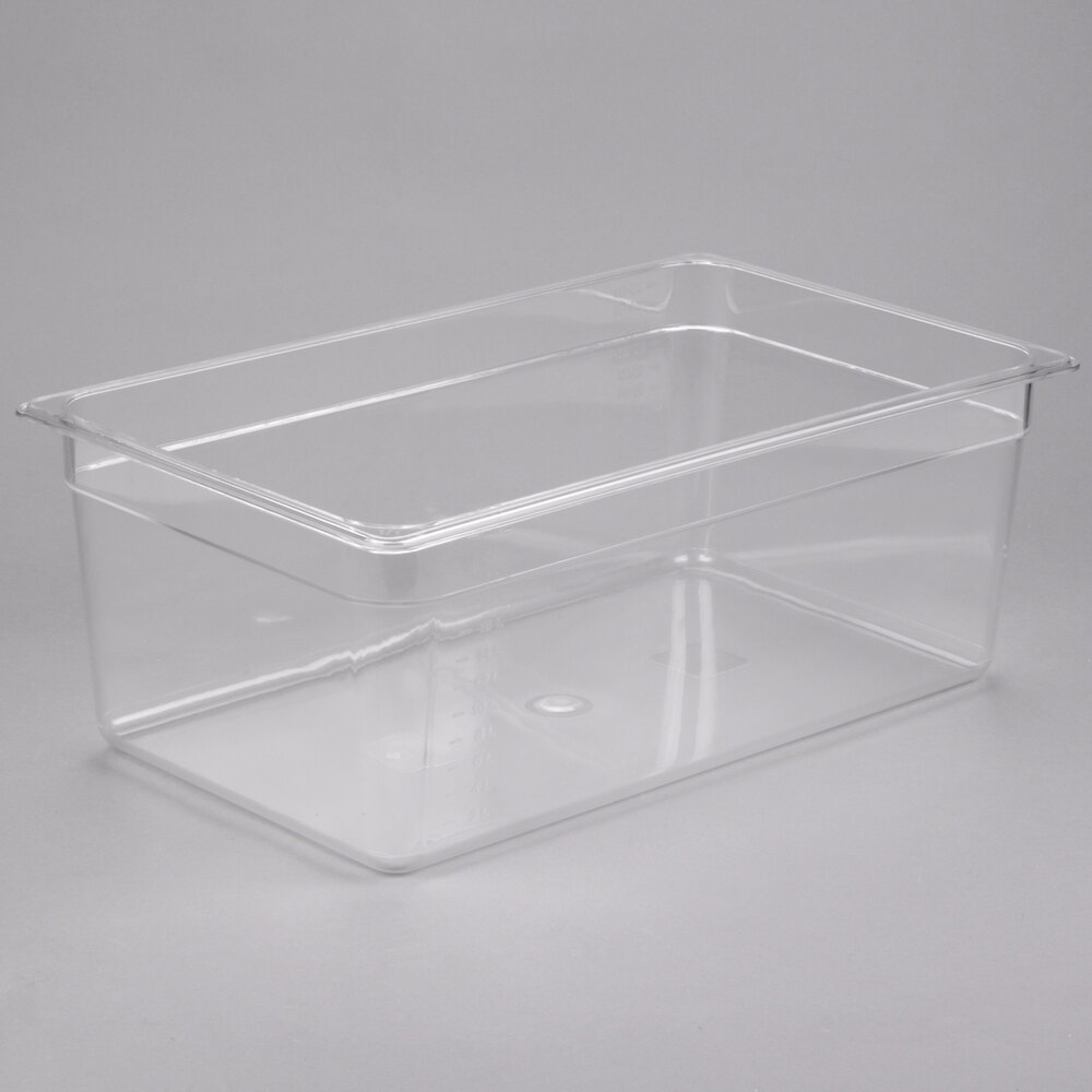 Full Size Clear Polycarbonate Food Pan - 8