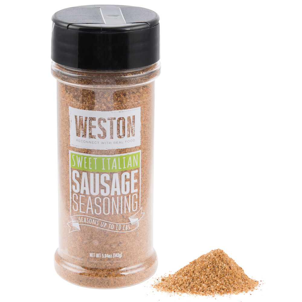 Weston 020016W 5.04 oz. Sweet Italian Sausage Dry Seasoning