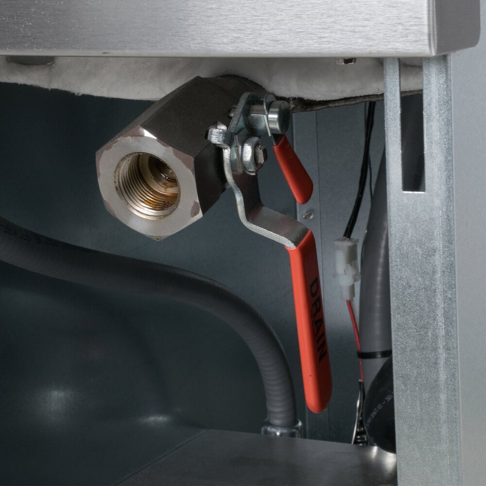 Dean SR114E Super Runner Economy 40 lb. Electric Floor Fryer 208V, 1