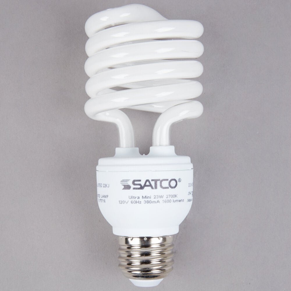 Satco S7227 23 Watt (100 Watt Equivalent) Warm White Compact
