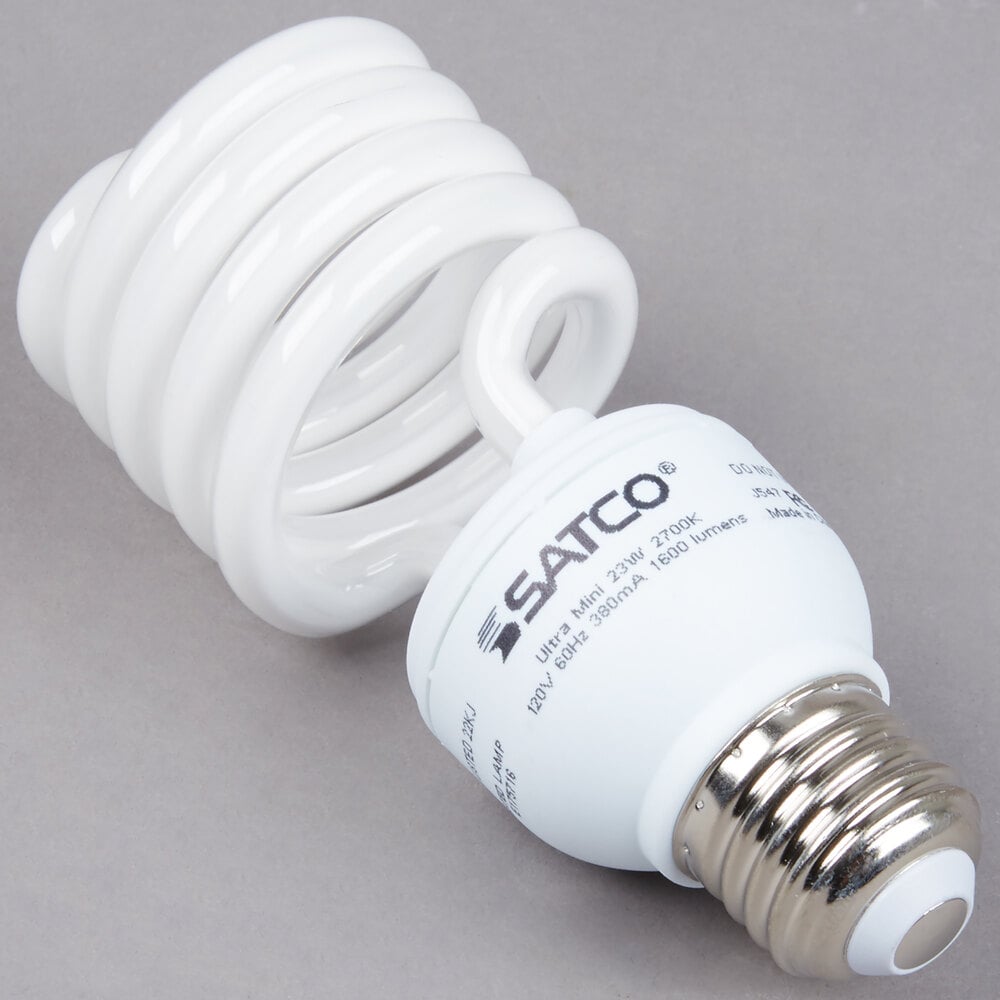 Satco S7227 23 Watt (100 Watt Equivalent) Warm White Compact