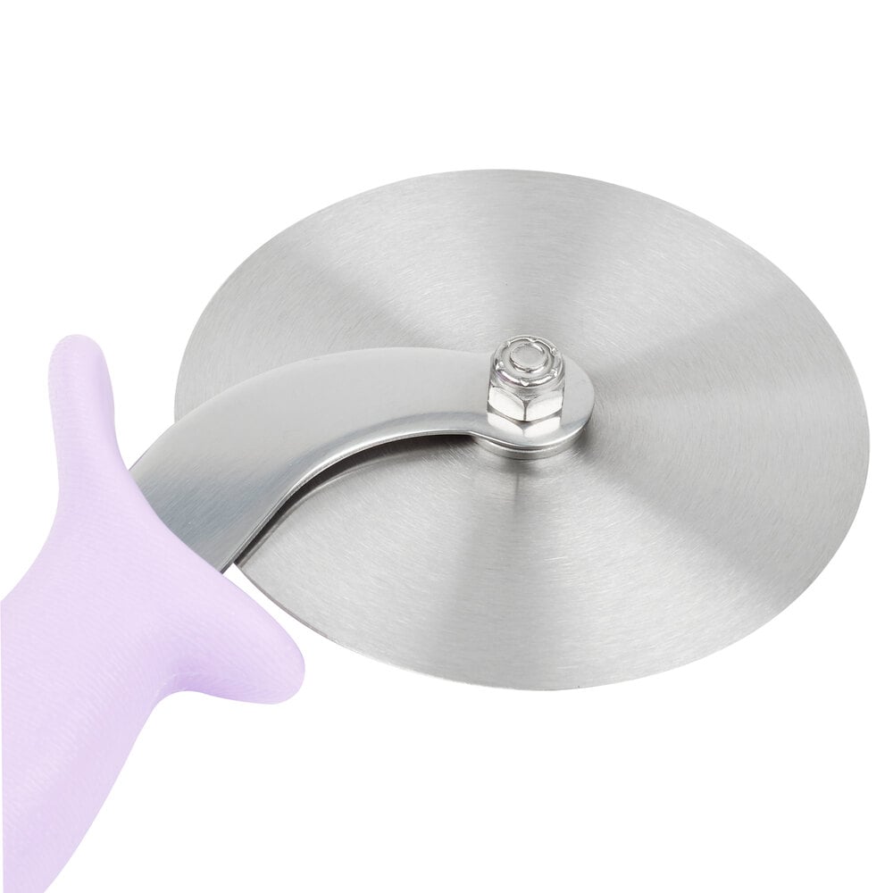 DexterRussell 18023P 4" SaniSafe Purple Handle Pizza Cutter