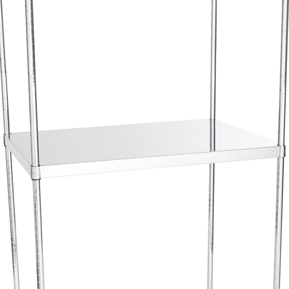 Regency 24" x 36" NSF Stainless Steel Solid Shelf