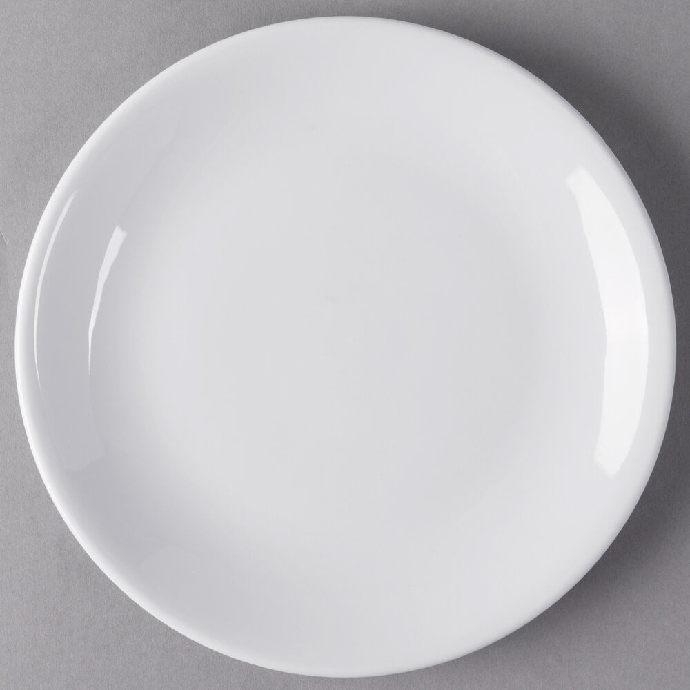 Syracuse China 905356965 Slenda 9 7/8" Round Royal Rideau White