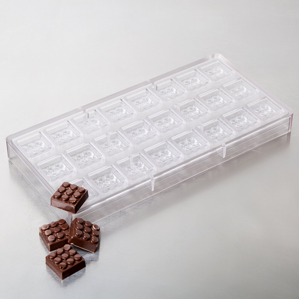 Matfer Lego Chocolate Mold (Polycarbonate, 24 Compartments)