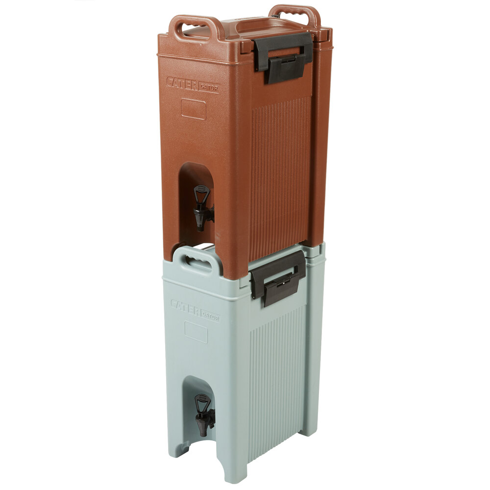 CaterGator 5 Gallon Brown Insulated Beverage Dispenser