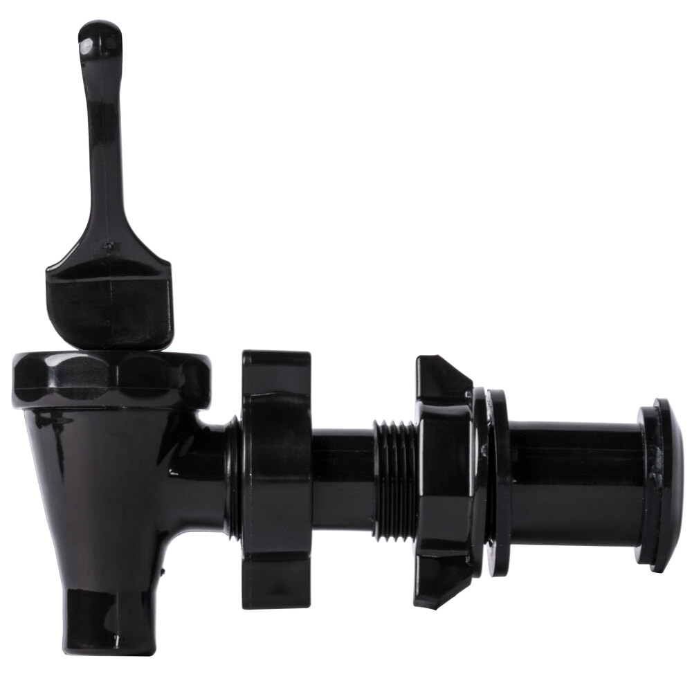 Choice 5 Gallon Black Insulated Beverage Dispenser Faucet