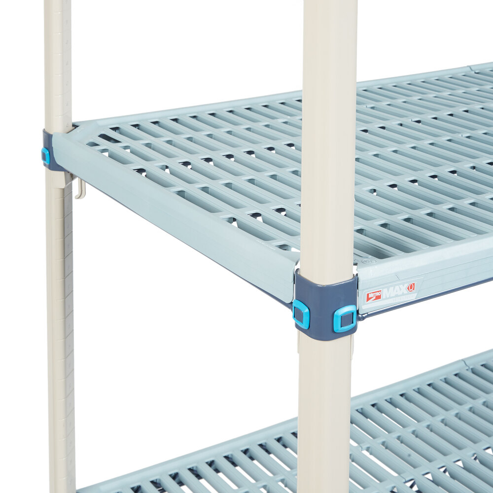 Metro Q556EG3 MetroMax Q Open Grid Shelf Cart with Polyurethane Casters