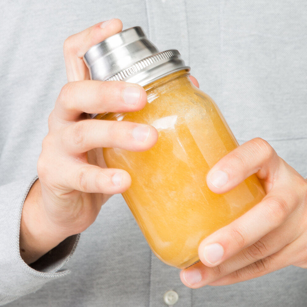 Tablecraft Mason Jar Cocktail Shaker 14 oz.