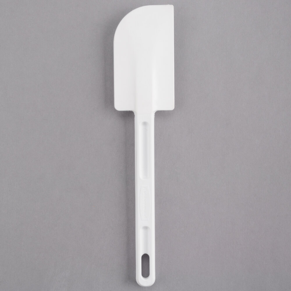 Rubbermaid FG1901000000 9 1/2" White Spatula