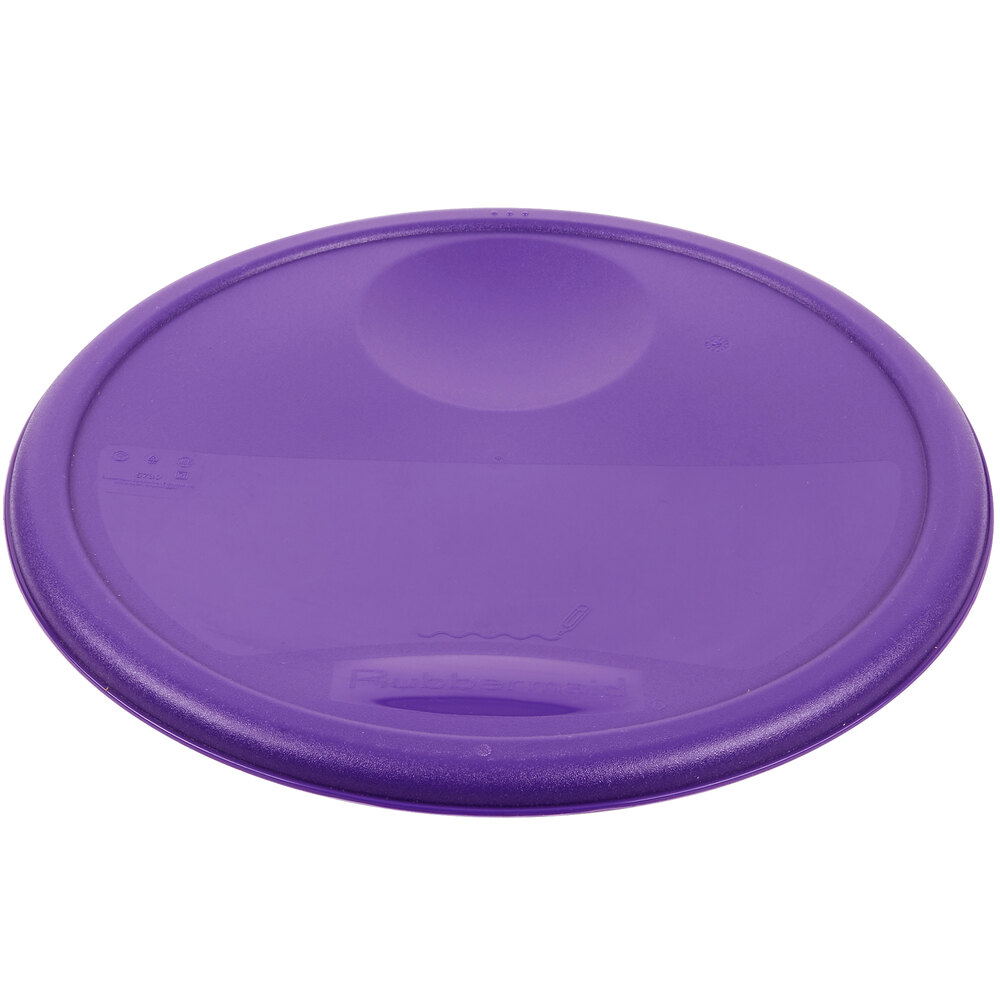 Rubbermaid 1980391 ColorCoded 12, 18, and 22 Qt. Purple Round Food