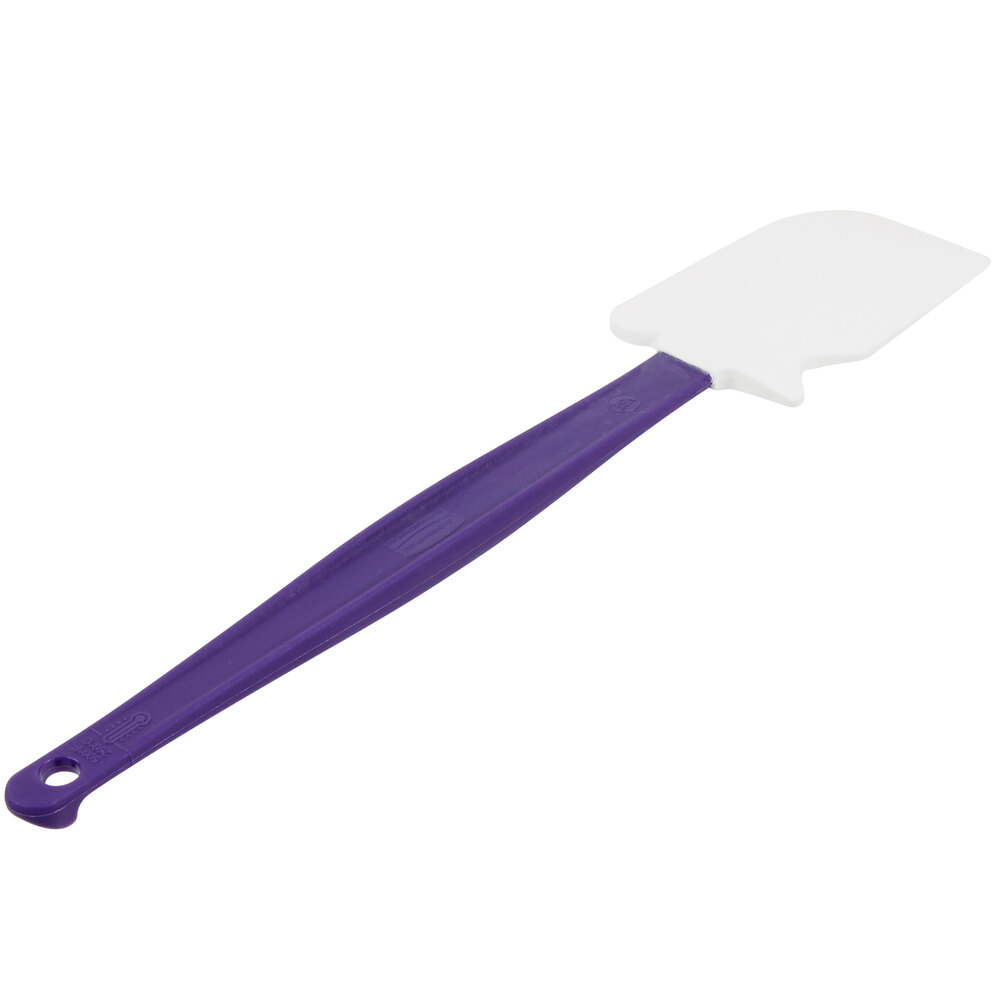Rubbermaid 1980420 ColorCoded 13 1/2" Purple High Temperature Silicone Spatula