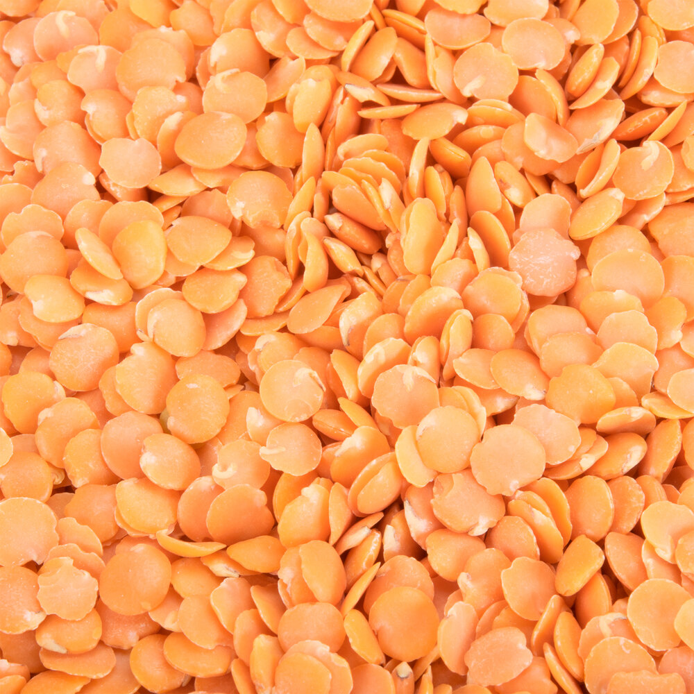 Dried Red Lentil Beans - 20 lb.