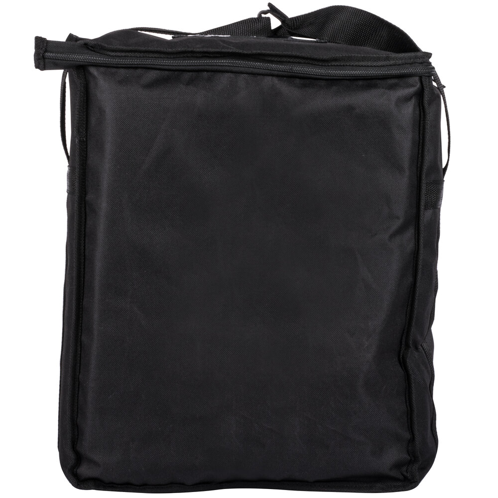 Choice Soft-Sided Insulated Food Delivery Bag, Black Nylon, 13