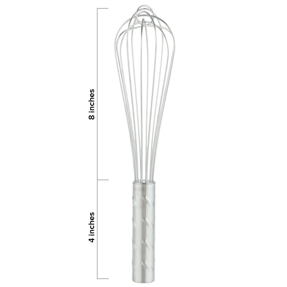 Vollrath 47281 Jacob's Pride 12" French Whisk with Stainless Steel Handle