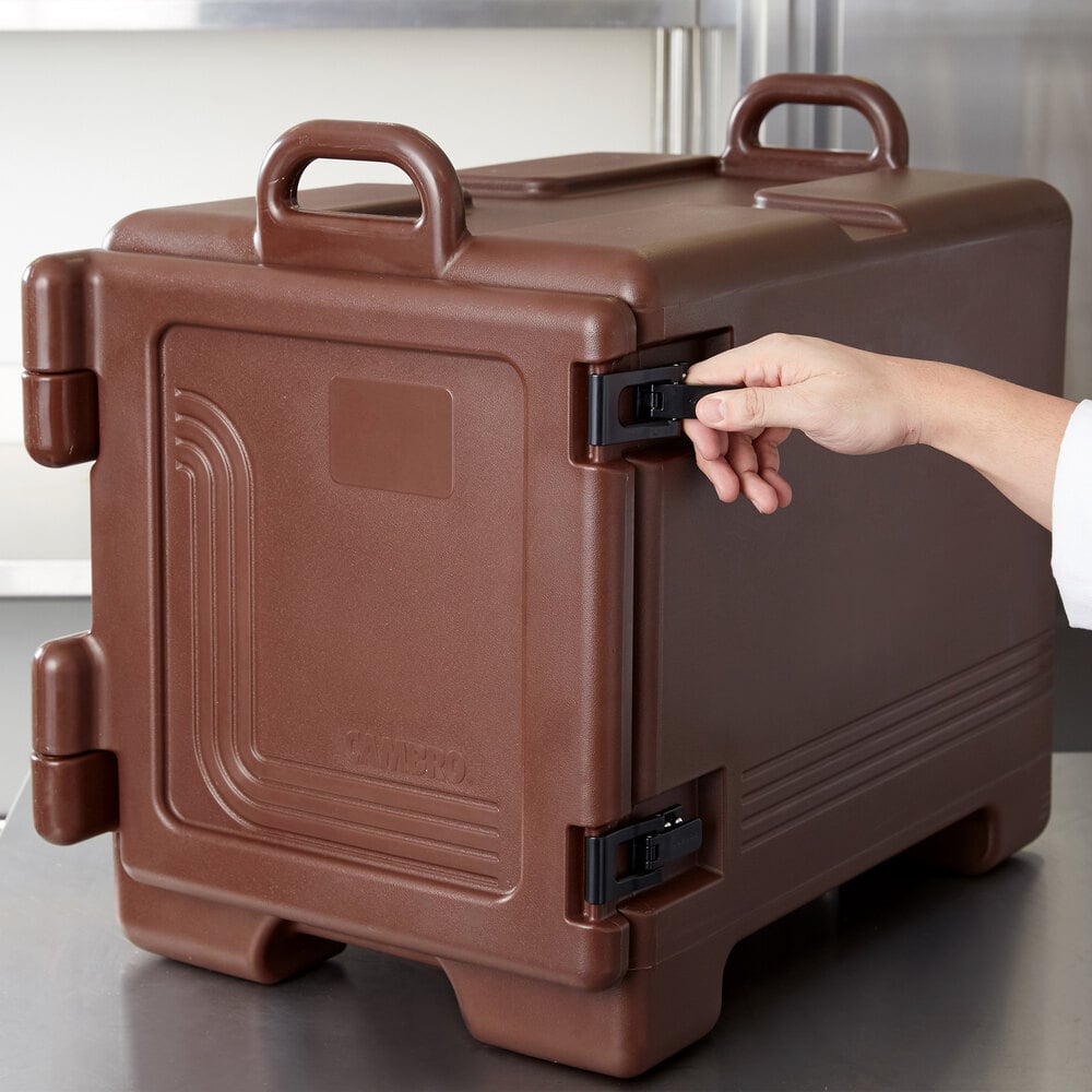 Cambro UPC300131 Ultra Pan Carrier® Dark Brown Front Loading Insulated