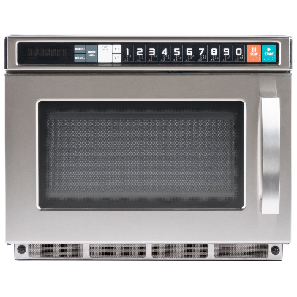 Commercial Microwave Oven 120 Volts Solwave E Saver Stainless Steel Heavy Duty Commercial Microwave With Usb Port 120v