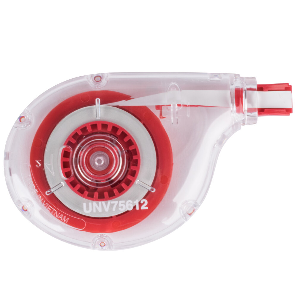 Universal UNV75612 1/4" x 394" Correction Tape 10/Pack