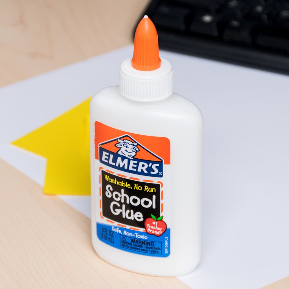 Elmer's E304 4 oz. White Liquid School Glue Elmer's EPIE304