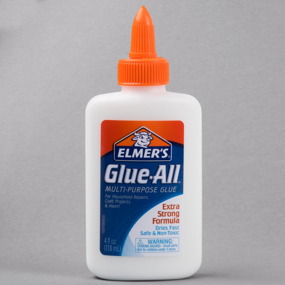 Elmer's E1322 4 oz. Glue-All White Liquid Repositionable Glue | Elmer's ...