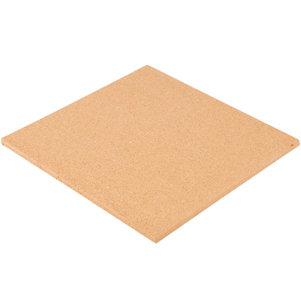 Universal UNV43404 12" Square Brown Cork Tile Panel 4/Pack