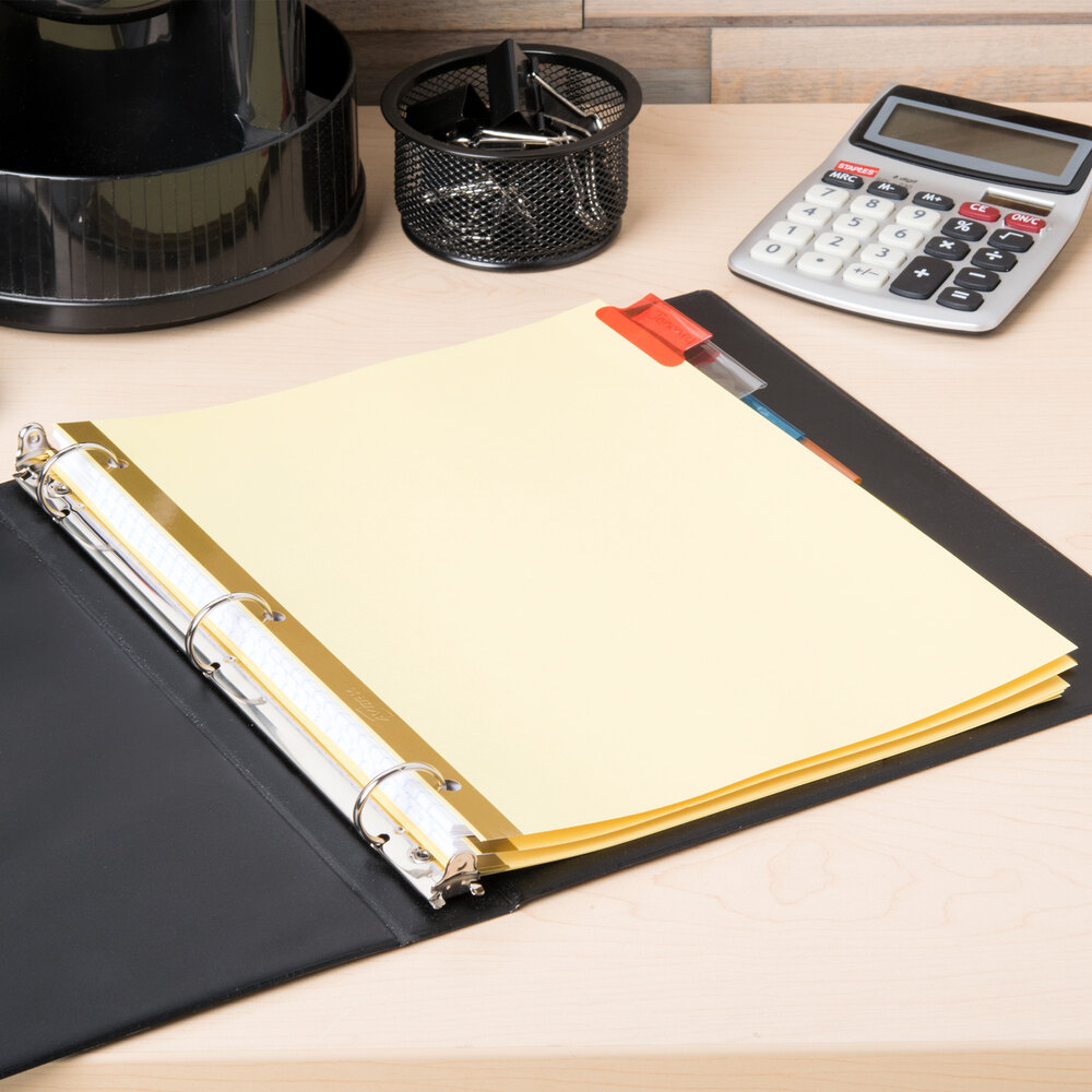 Avery 11111 Big Tab Buff Paper 8Tab MultiColor Insertable Dividers