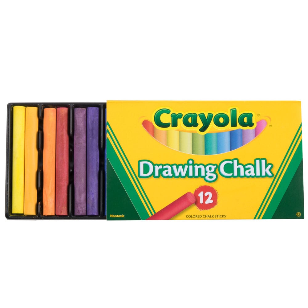 crayola colored drawing chalk